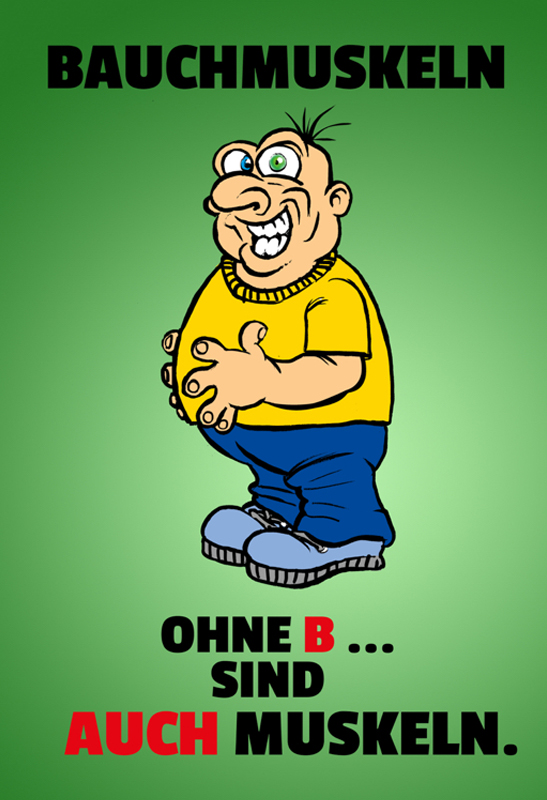 Illustration: Bauchmuskeln 1