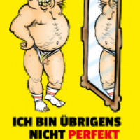 Nicht perfekt Blechschild