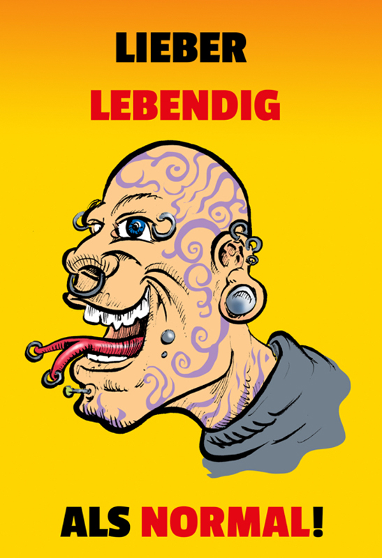 Illustration: Lieber lebendig 1