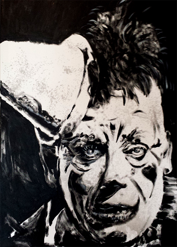 Illustration: Lon Chaney als Clown 1