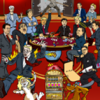 CASINO Jahres Illustration BLIX Magazin Ausgabe 01/02 2010