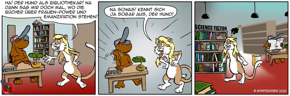 Comic: Neulich in der Bücherei 1