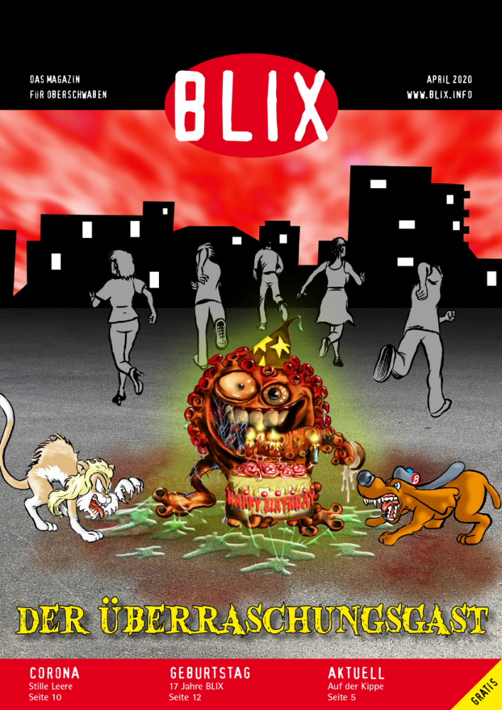 Illustration: Titel-Illustration für BLIX Aprilheft 2020 2
