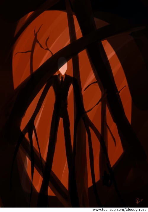 Illustration: The Slender man Doodle 1