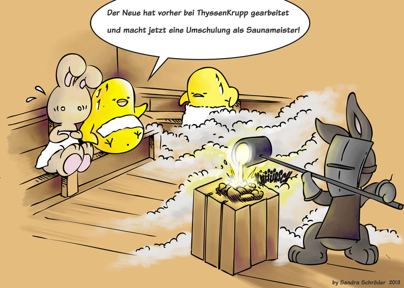 Cartoon: Umschulung 1