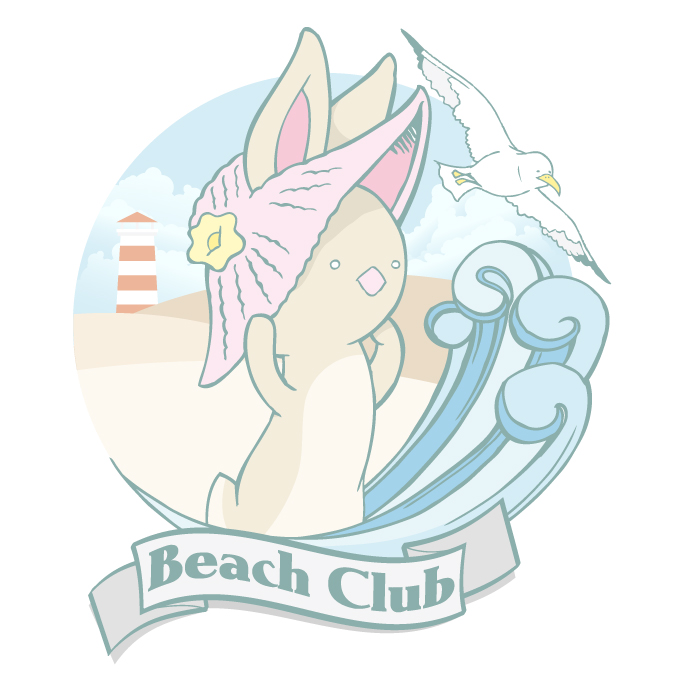 Illustration: Ein Tag am Strand 1