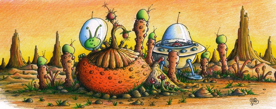 Illustration: Little Alien 1