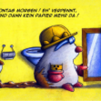 Maulwurf Klopapier
