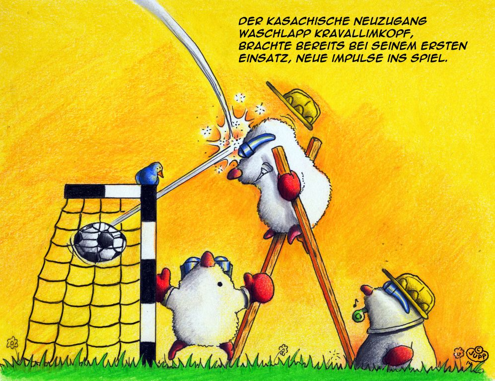 Cartoon: Neuzugang 1