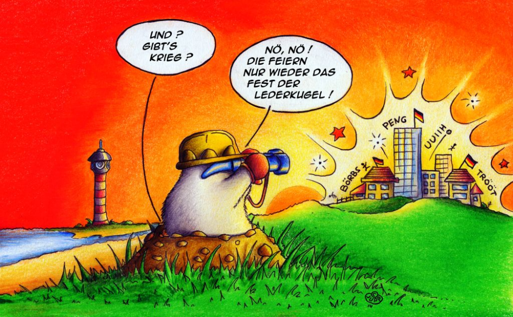 Cartoon: Lederkugelfest 1