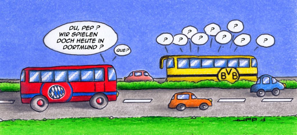Cartoon: Auswärtsspiel 1