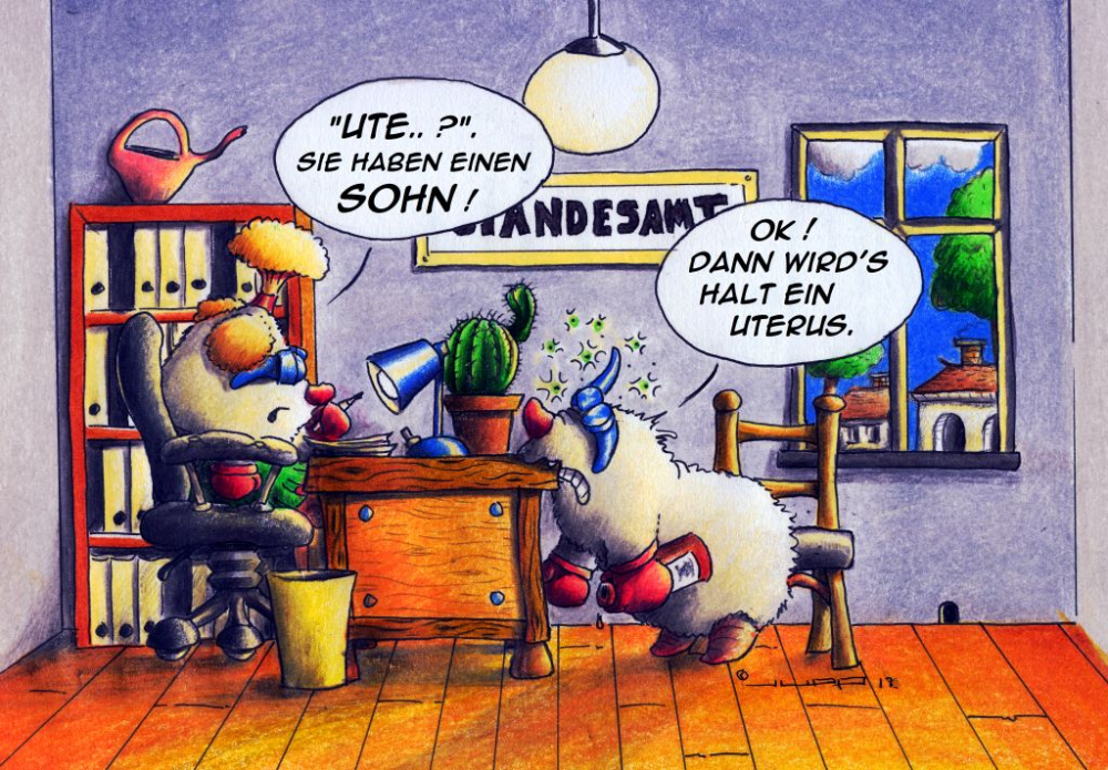 Cartoon: Ute 1