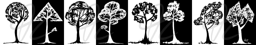Concept Art / Character Design: Trees in my Garden 1