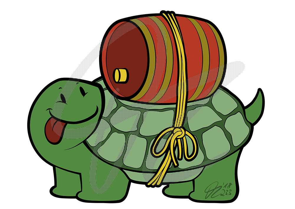 Illustration: Abseudus Kanal Design Schildkröte 1
