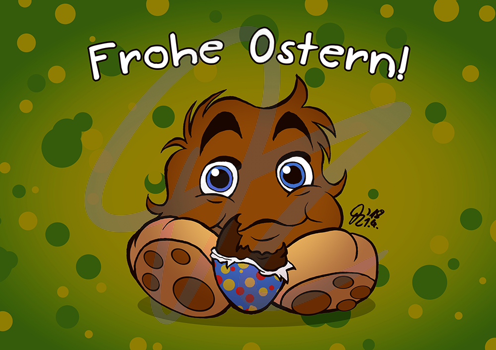Illustration: Frohe Ostern 2018 1