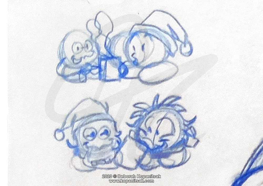 Concept Art / Character Design: #Weihnachtsmarkt 2020 2