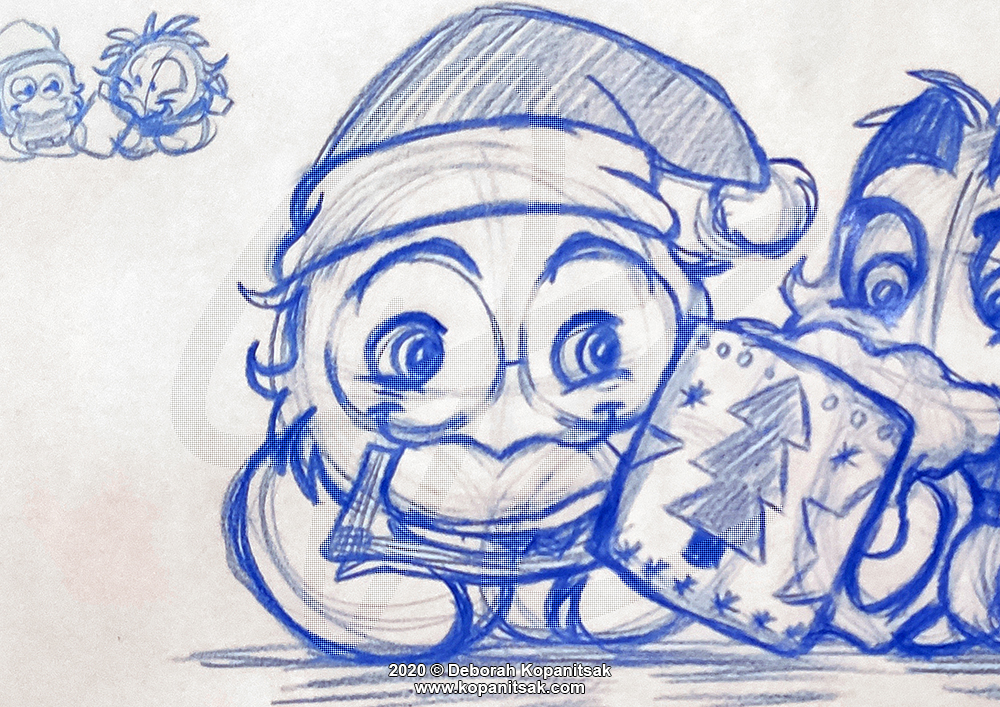 Concept Art / Character Design: #Weihnachtsmarkt 2020 3