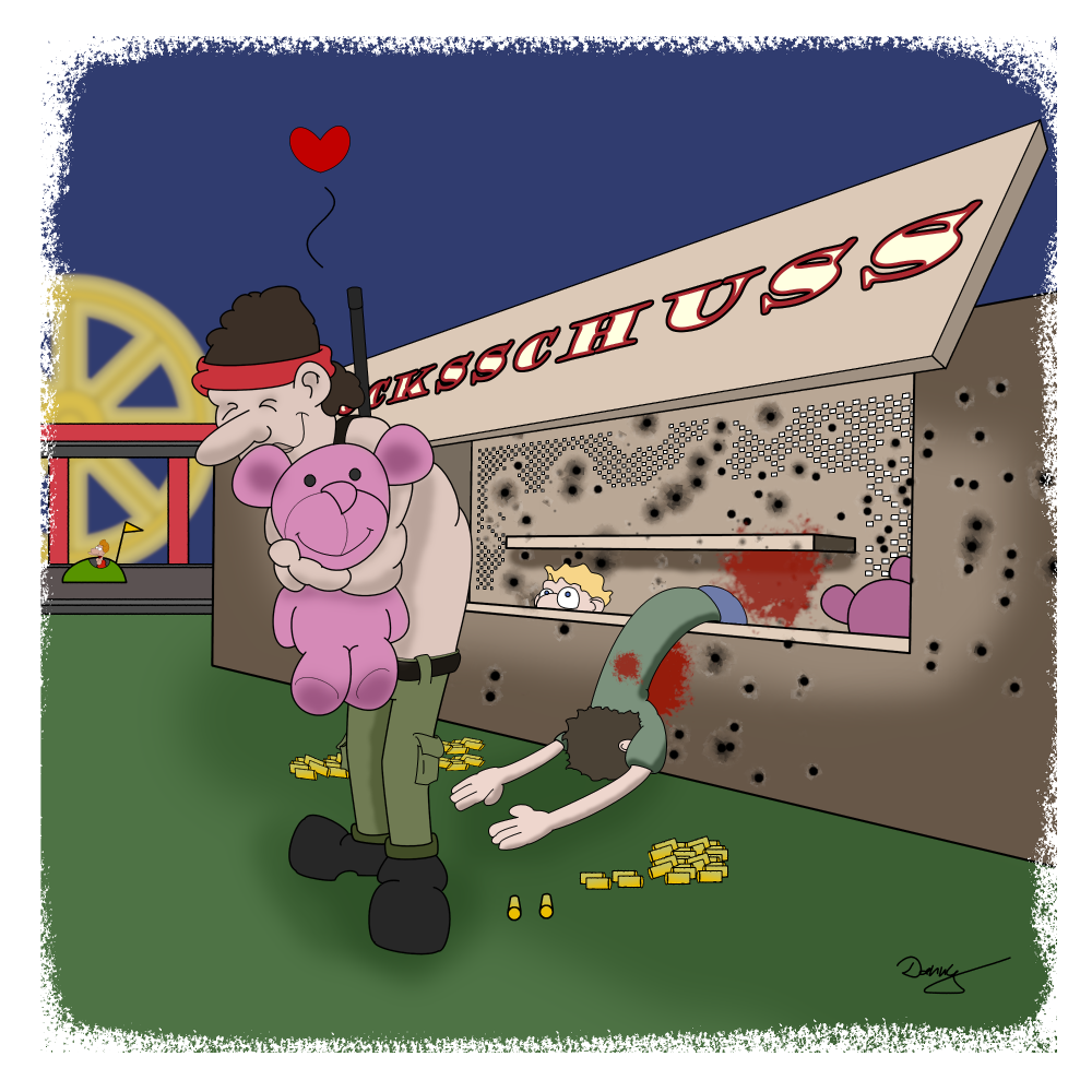 Cartoon: Rambos Bärchi 1