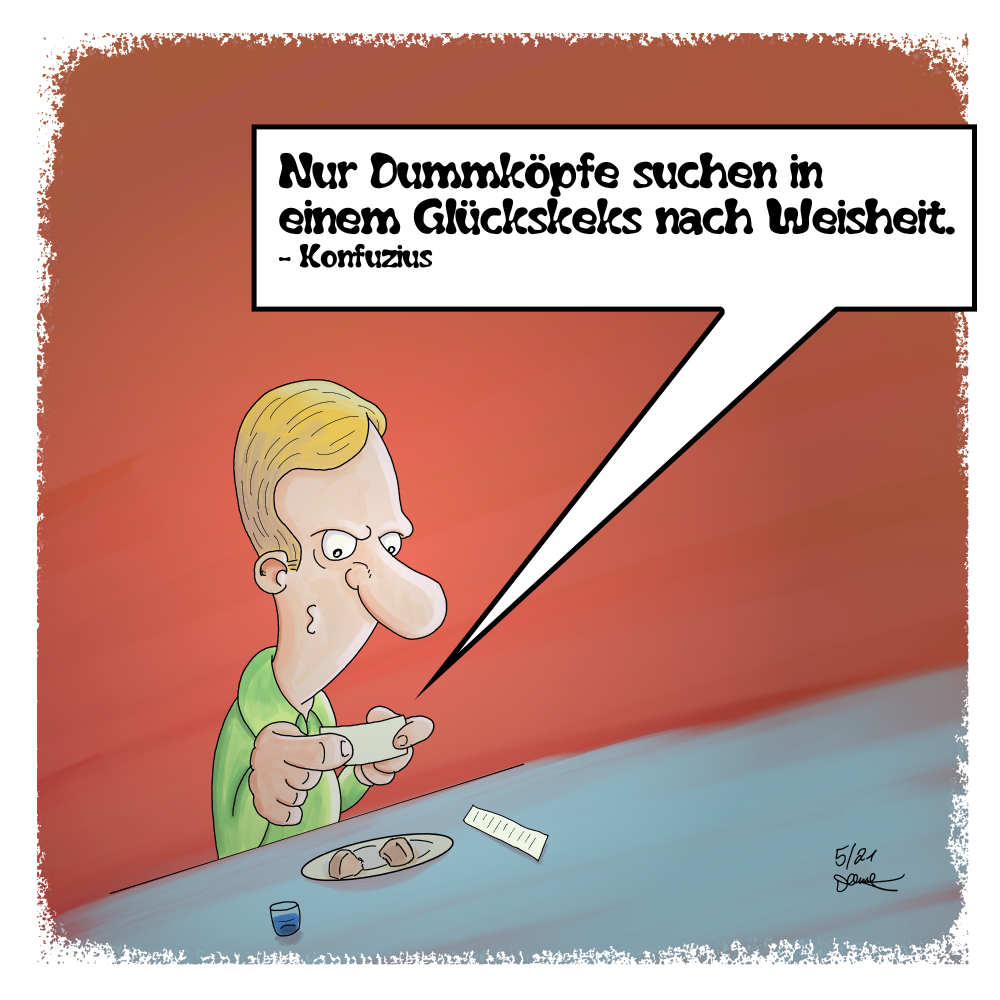 Cartoon: Glückskeks 1
