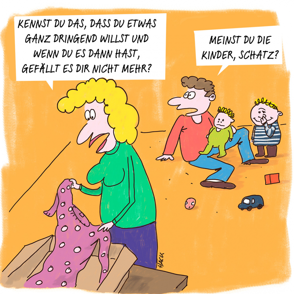 Cartoon: Eltern sein dagegen sehr  1