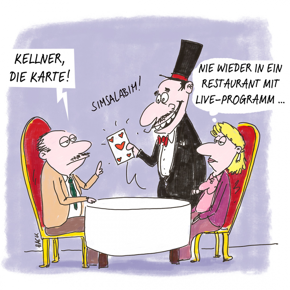 Cartoon: Simsalabim 1