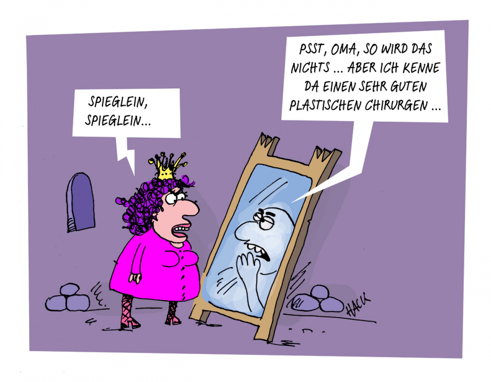 Cartoon: Spieglein, Spieglein - Toonsup