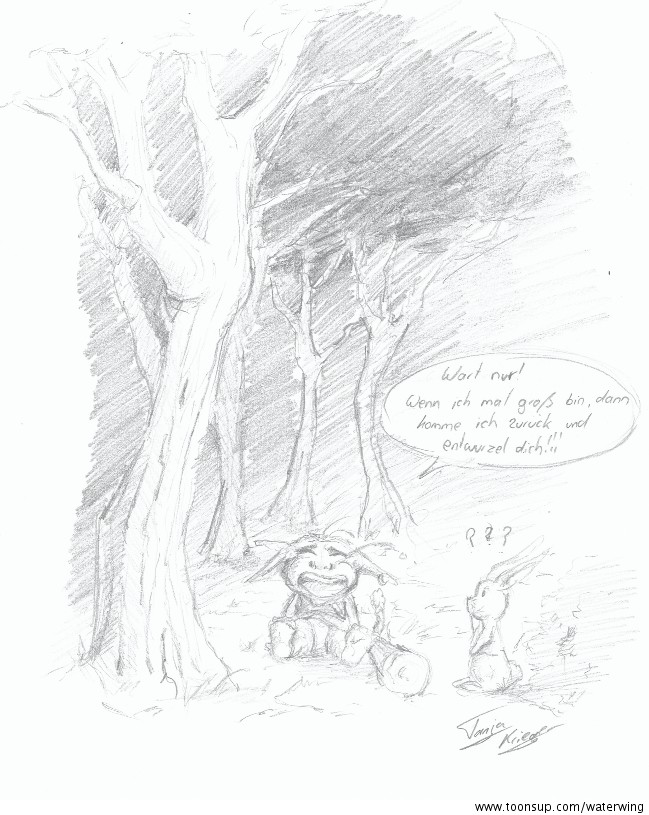 Illustration: Kleine Trolle, große Bäume 1