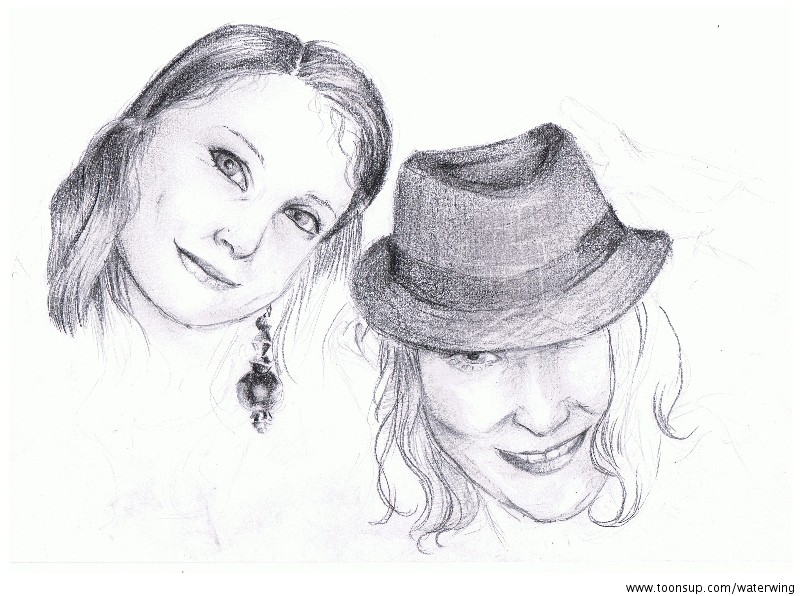 Illustration: Gesichtsstudie 1