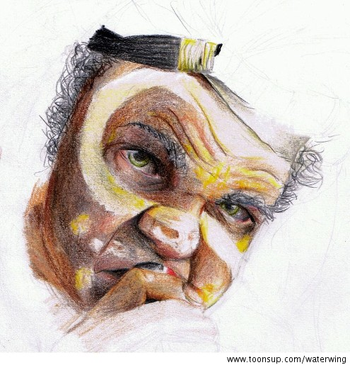 Illustration: Gesichtsstudie 2