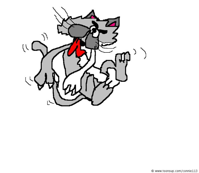 Illustration: Goofy Cat 1