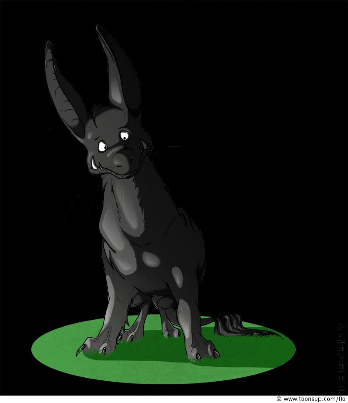 Illustration: Fluffy dragon 1