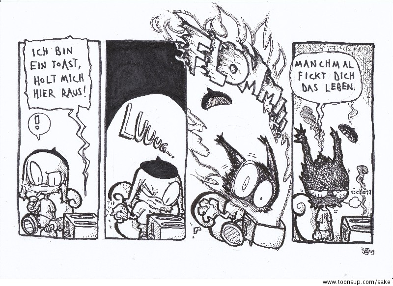 Cartoon: Hazel und Toast 1