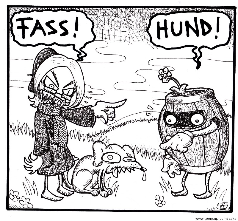 Cartoon: FASS HUND 1