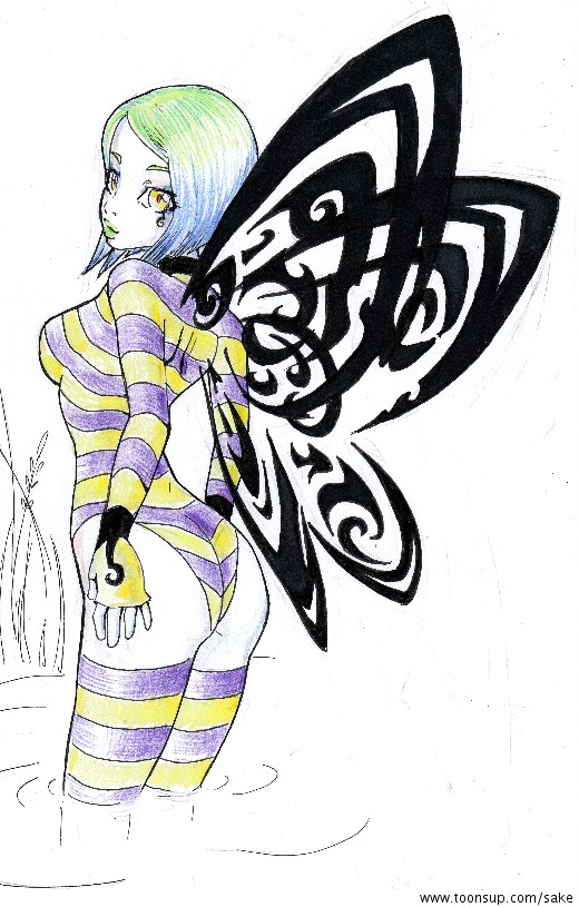 Illustration: tribal fairy 1