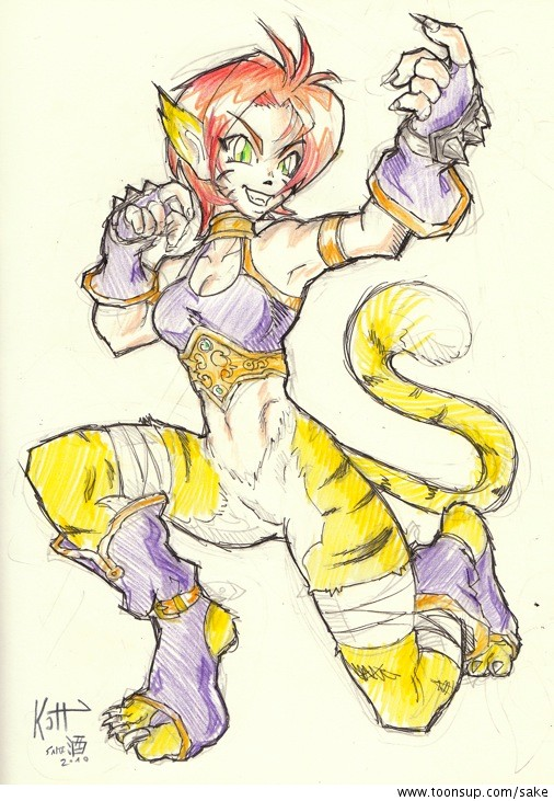 Concept Art / Character Design: Katt 1