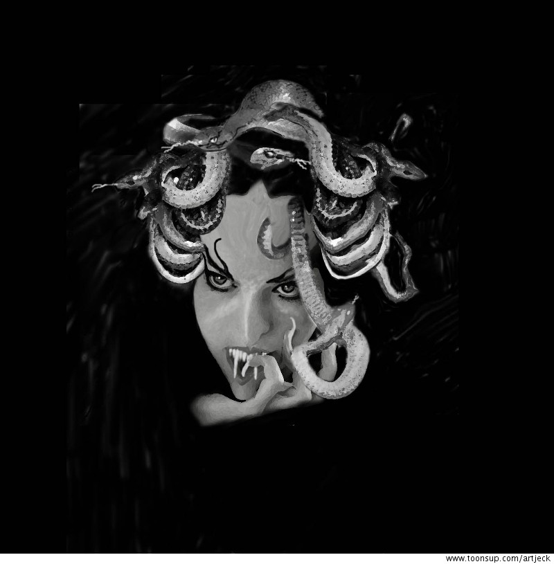 Concept Art / Character Design: medusa 1