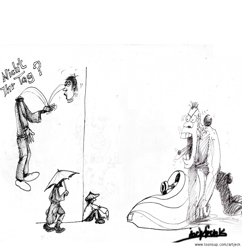 Cartoon: nicht ihr tag? 1