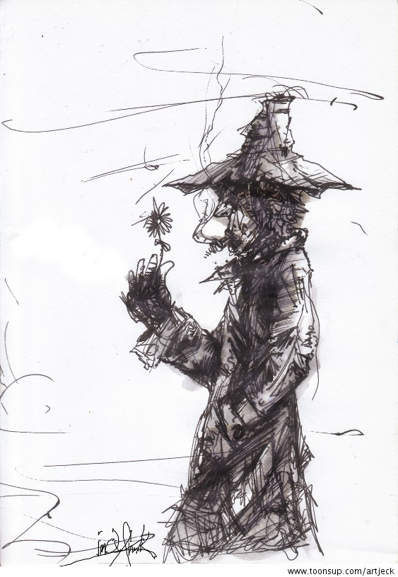 Illustration: blume?nie gesehen 1