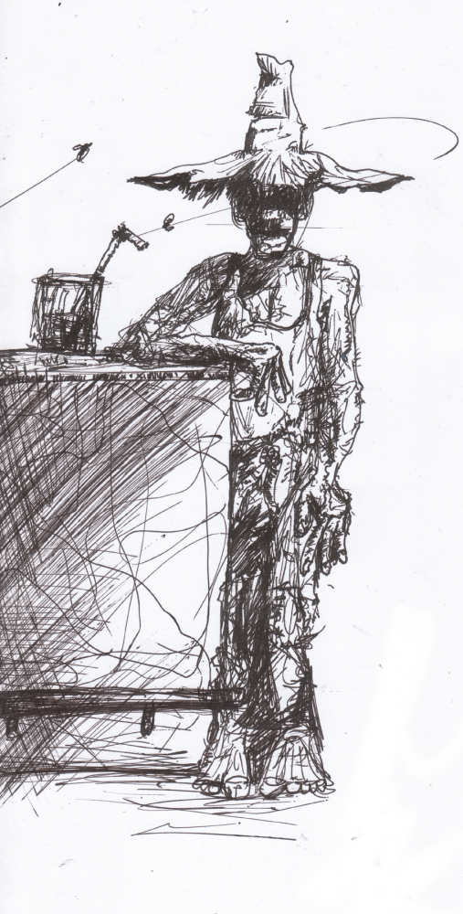 Concept Art / Character Design: hombre 1
