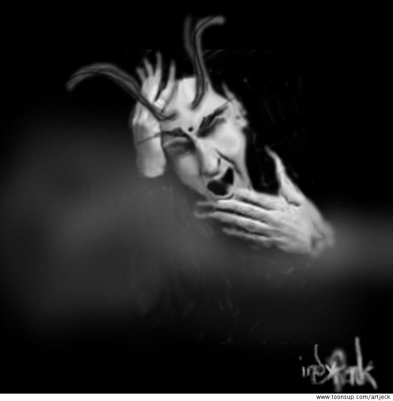 Illustration: teuflische Langeweile 1