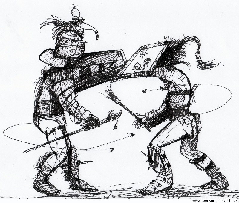 Cartoon: ARTWARS 1