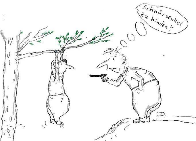 Cartoon: ...wie gemein 1