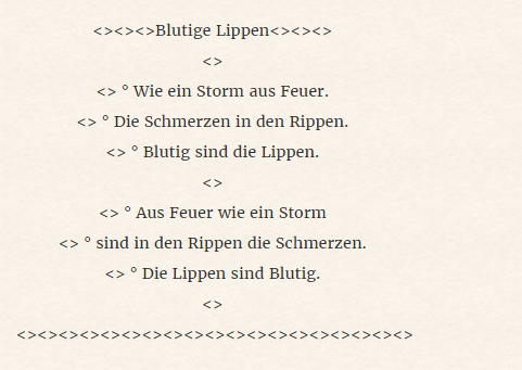 Anderes: Gedichte 7