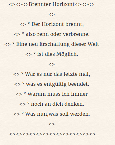 Anderes: Gedichte 8