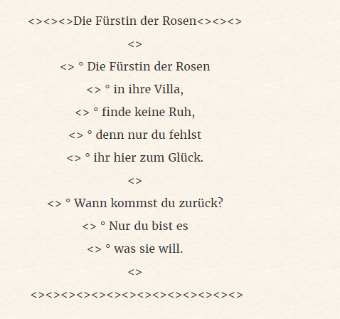 Anderes: Gedichte 5