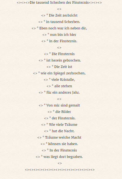 Anderes: Gedichte 23