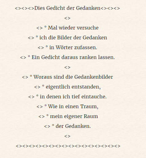 Anderes: Gedichte 4