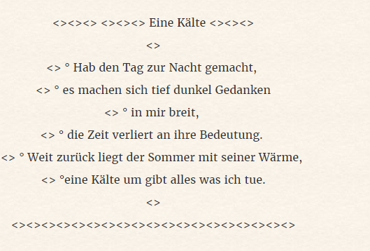 Anderes: Gedichte 5