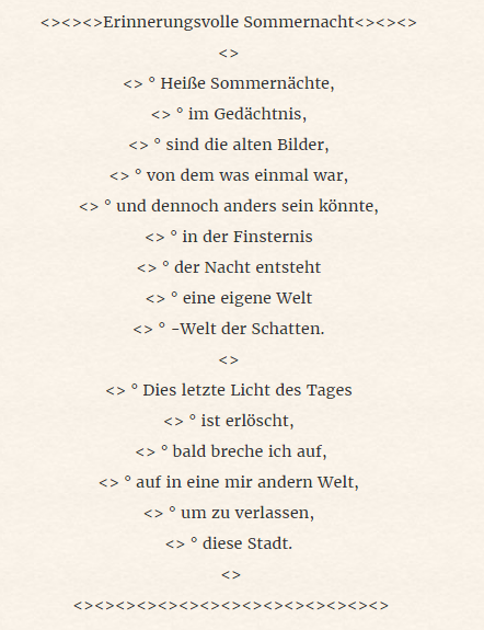 Anderes: Gedichte 13