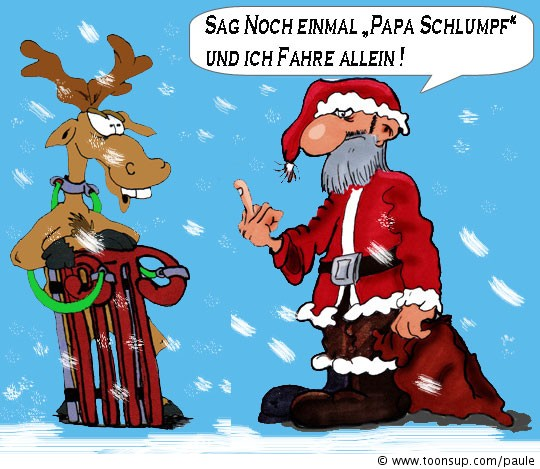Cartoon: schlumpf 1